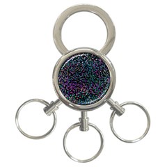 Improvisational Music Notes 3-ring Key Chains