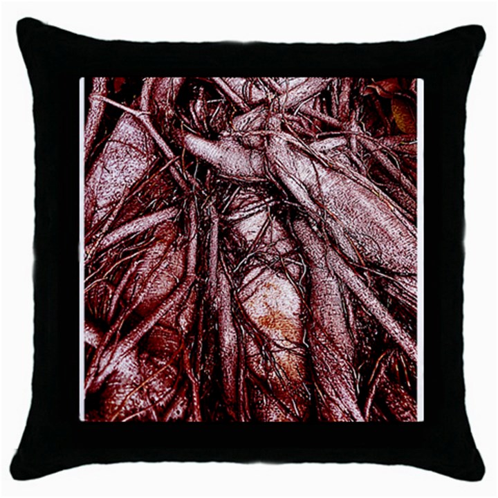 The Bleeding Tree Throw Pillow Cases (Black)