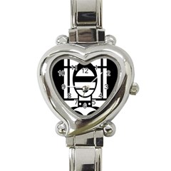 Bondage Heart Italian Charm Watch