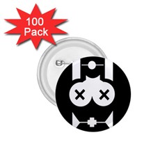 Restraint 1 75  Buttons (100 Pack) 