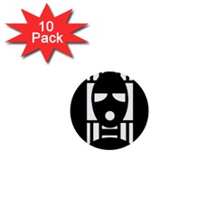 Masked 1  Mini Buttons (10 Pack) 