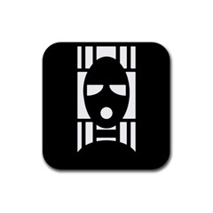 Masked Rubber Coaster (square) 