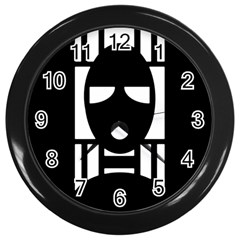 Masked Wall Clocks (black)