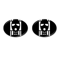 Masked Cufflinks (oval)