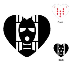 Masked Playing Cards (heart)  by ArtistRoseanneJones