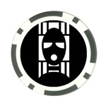 Masked Poker Chip Card Guards Front