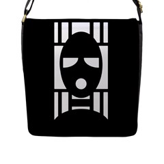 Masked Flap Messenger Bag (l) 