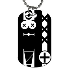 Tied-up Dog Tag (two Sides)