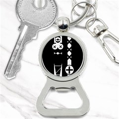 Tied-up Bottle Opener Key Chains