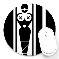 Submissive Round Mousepads by ArtistRoseanneJones