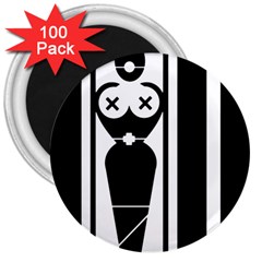 Submissive 3  Magnets (100 Pack)