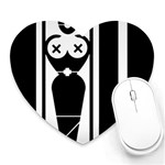 Submissive Heart Mousepads Front