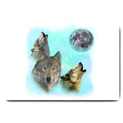 Wolves Shiney Grim Moon 3000 Large Doormat 