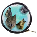 Wolves Shiney Grim Moon 3000 Mini Makeup Bags Front