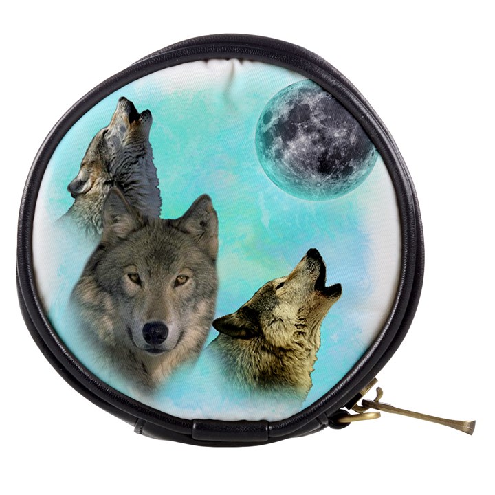 Wolves Shiney Grim Moon 3000 Mini Makeup Bags