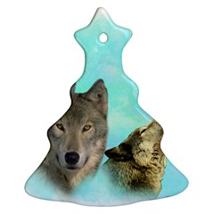 Wolves Shiney Grim Moon 3000 Ornament (christmas Tree) by ratherkool