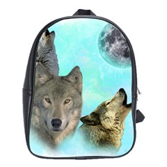 Wolves Shiney Grim Moon 3000 School Bags (xl) 