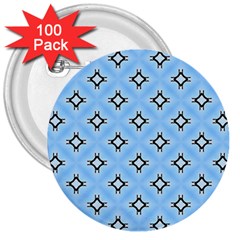 Cute Pretty Elegant Pattern 3  Buttons (100 Pack) 