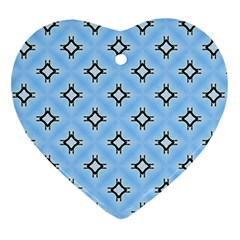 Cute Pretty Elegant Pattern Heart Ornament (2 Sides)