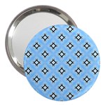 Cute Pretty Elegant Pattern 3  Handbag Mirrors Front