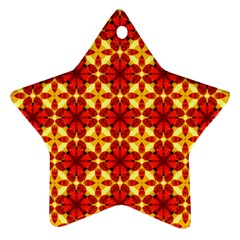 Cute Pretty Elegant Pattern Ornament (star) 