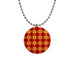 Cute Pretty Elegant Pattern Button Necklaces Front