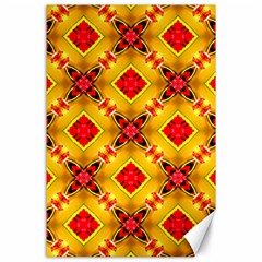 Cute Pretty Elegant Pattern Canvas 24  X 36 