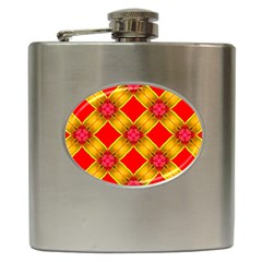 Cute Pretty Elegant Pattern Hip Flask (6 Oz) by GardenOfOphir