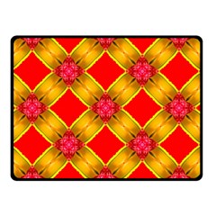 Cute Pretty Elegant Pattern Double Sided Fleece Blanket (small) 