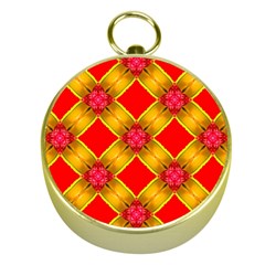 Cute Pretty Elegant Pattern Gold Compasses