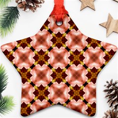 Cute Pretty Elegant Pattern Ornament (star) 