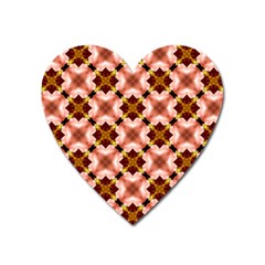 Cute Pretty Elegant Pattern Heart Magnet