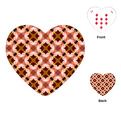 Cute Pretty Elegant Pattern Playing Cards (heart) 