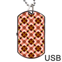 Cute Pretty Elegant Pattern Dog Tag Usb Flash (two Sides) 