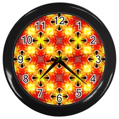 Cute Pretty Elegant Pattern Wall Clocks (black)