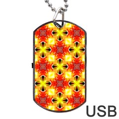 Cute Pretty Elegant Pattern Dog Tag Usb Flash (one Side)