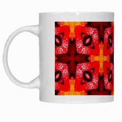 Cute Pretty Elegant Pattern White Mugs