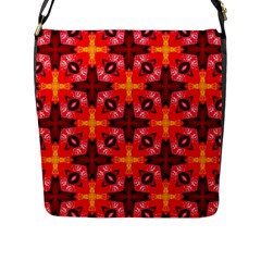 Cute Pretty Elegant Pattern Flap Messenger Bag (l) 