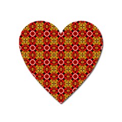 Cute Pretty Elegant Pattern Heart Magnet