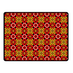 Cute Pretty Elegant Pattern Double Sided Fleece Blanket (small) 