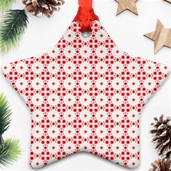 Cute Pretty Elegant Pattern Ornament (star) 