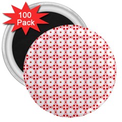 Cute Pretty Elegant Pattern 3  Magnets (100 Pack)