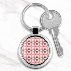 Cute Pretty Elegant Pattern Key Chains (round) 