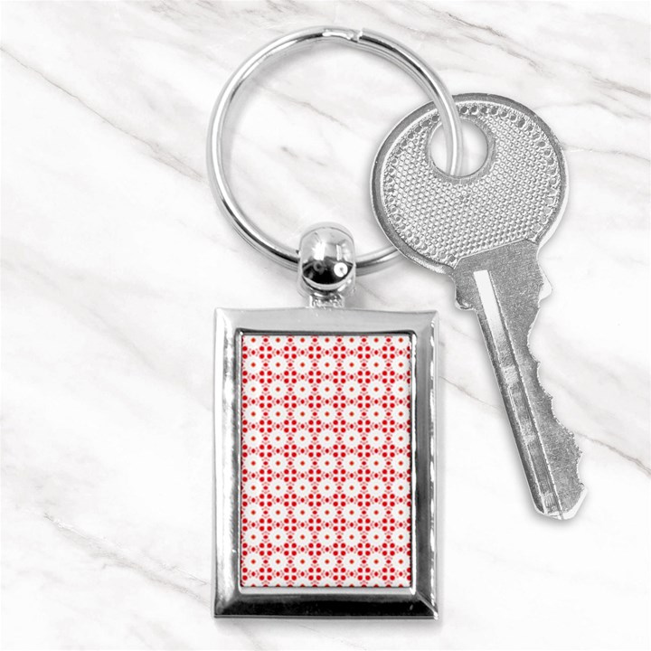 Cute Pretty Elegant Pattern Key Chains (Rectangle) 