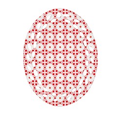 Cute Pretty Elegant Pattern Ornament (oval Filigree) 