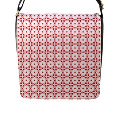 Cute Pretty Elegant Pattern Flap Messenger Bag (l) 