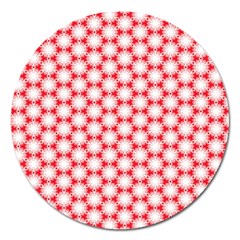 Cute Pretty Elegant Pattern Magnet 5  (round)