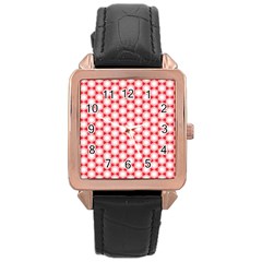 Cute Pretty Elegant Pattern Rose Gold Watches