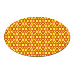 Cute Pretty Elegant Pattern Oval Magnet