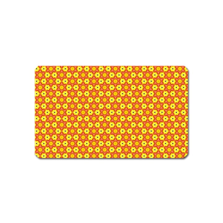 Cute Pretty Elegant Pattern Magnet (Name Card)